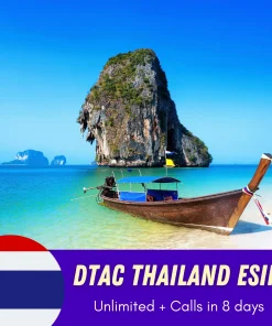 Dtac Thailand eSIM unlimited 8 days