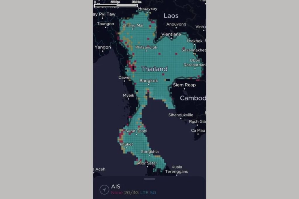 AIS network coverage