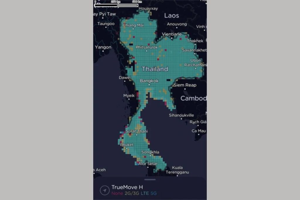 TrueMove H network coverage